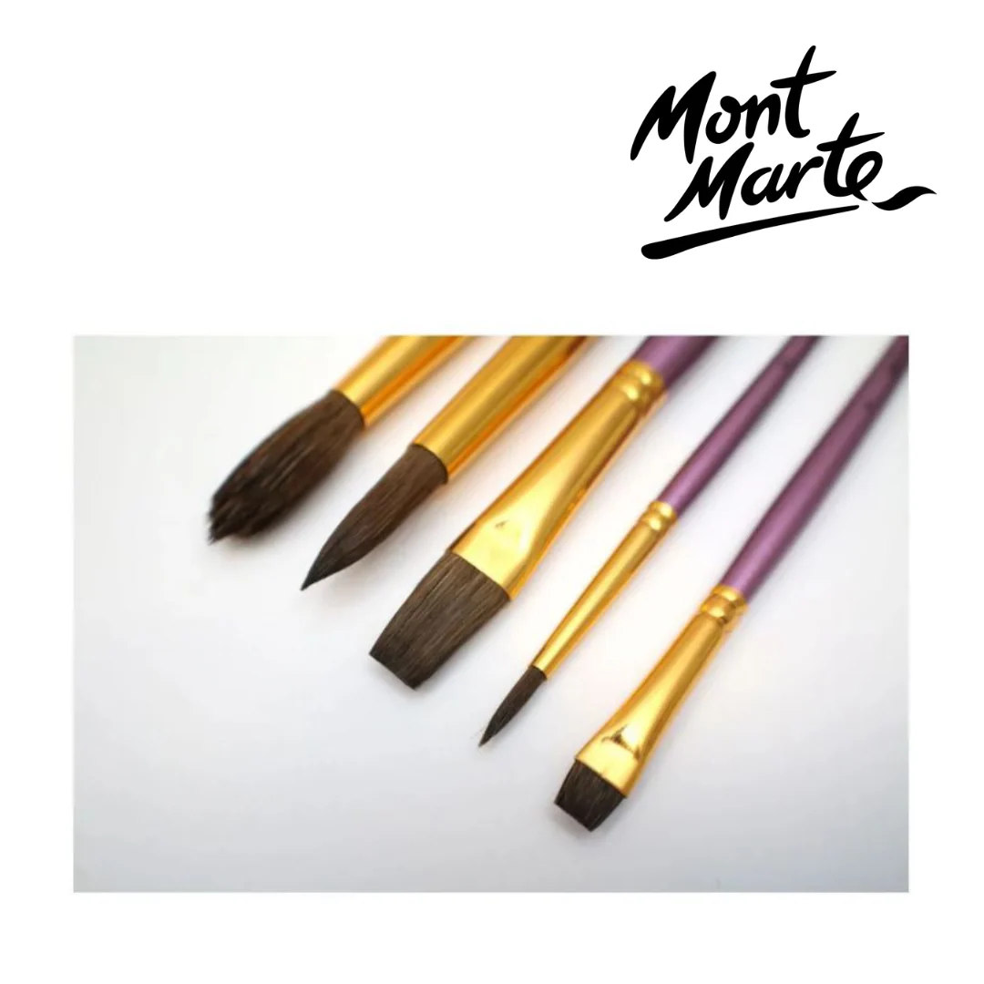 MM Gallery Series Brush Set Watercolour 5pc - Image 3