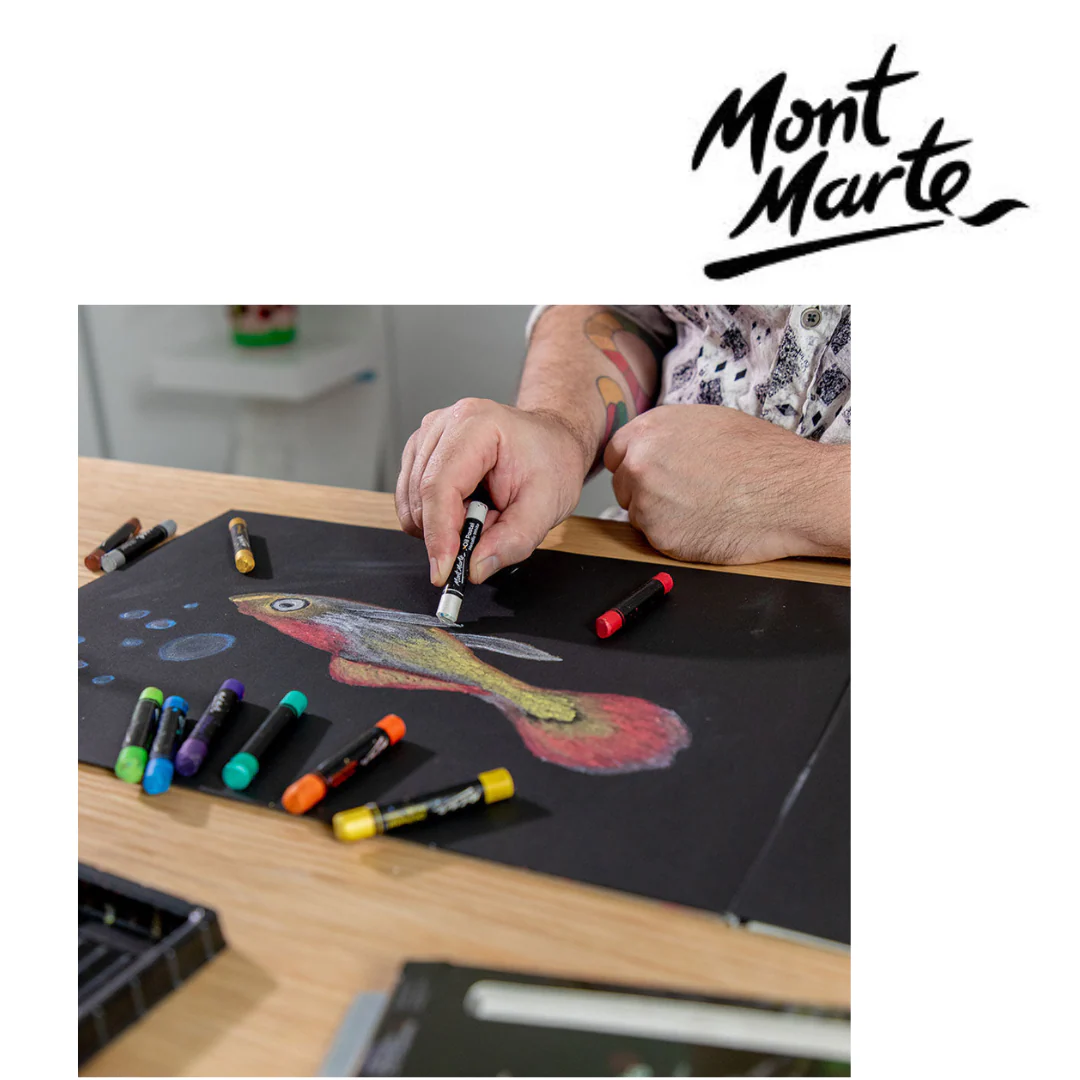 MM Metallic Oil Pastels 12pc - Image 8