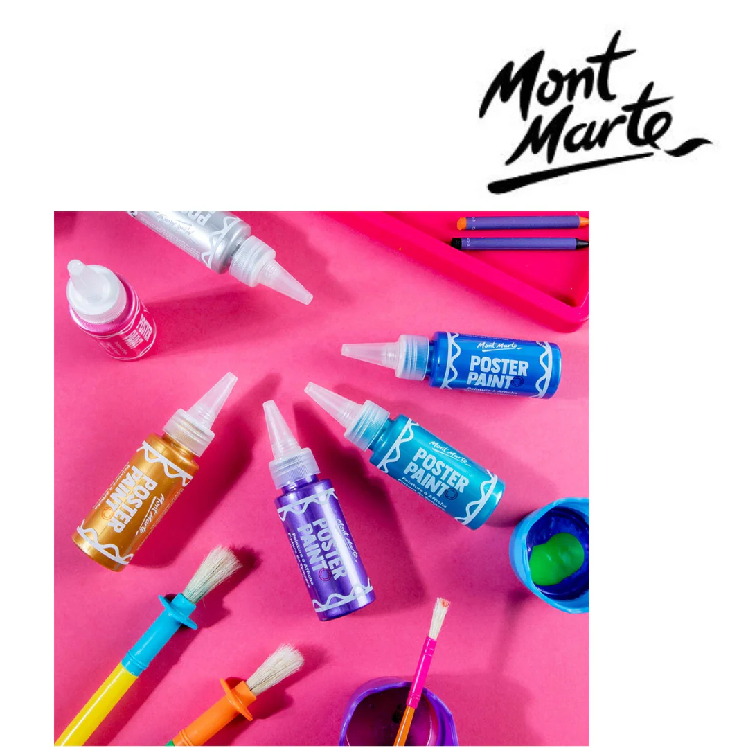 MM Metallic Poster Paint Set 6pc x 60ml - Image 5