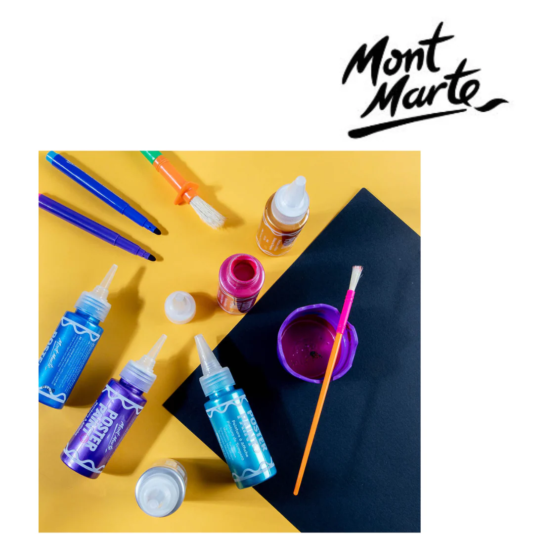 MM Metallic Poster Paint Set 6pc x 60ml - Image 8