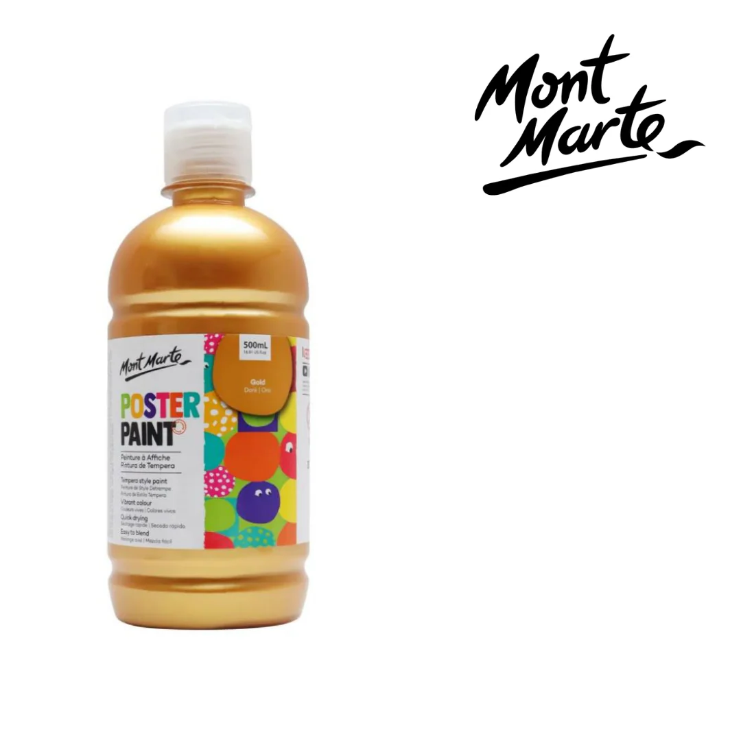 MM Poster Paint 500ml Gold