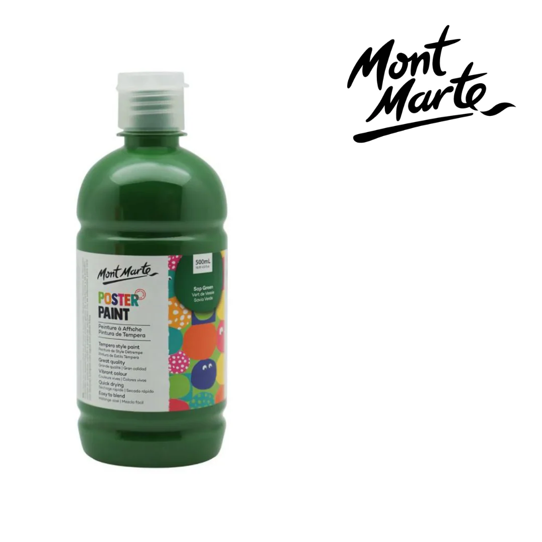 MM Poster Paint 500ml Sap Green
