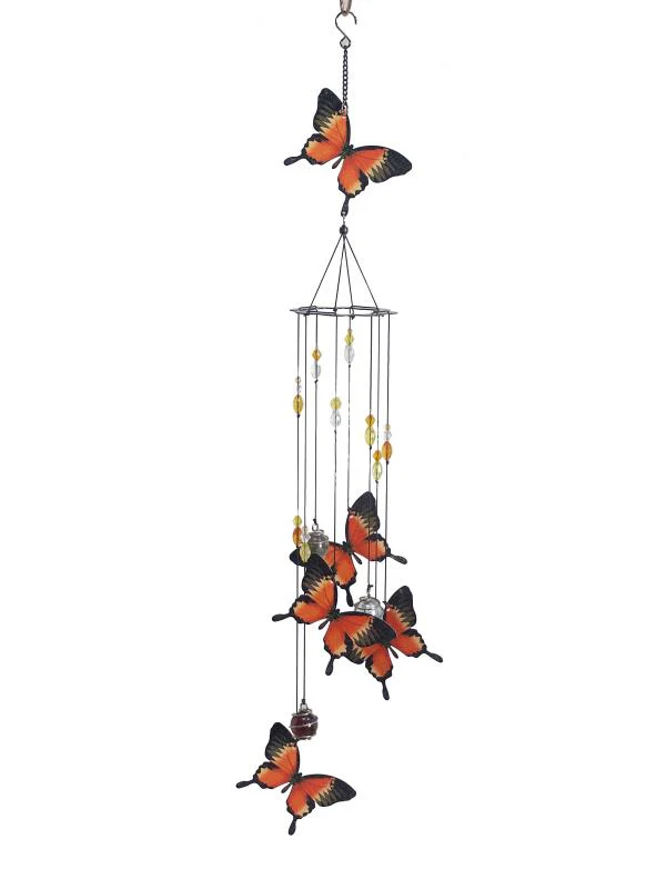 Monarch Butterfly Spiral Chime 76cm