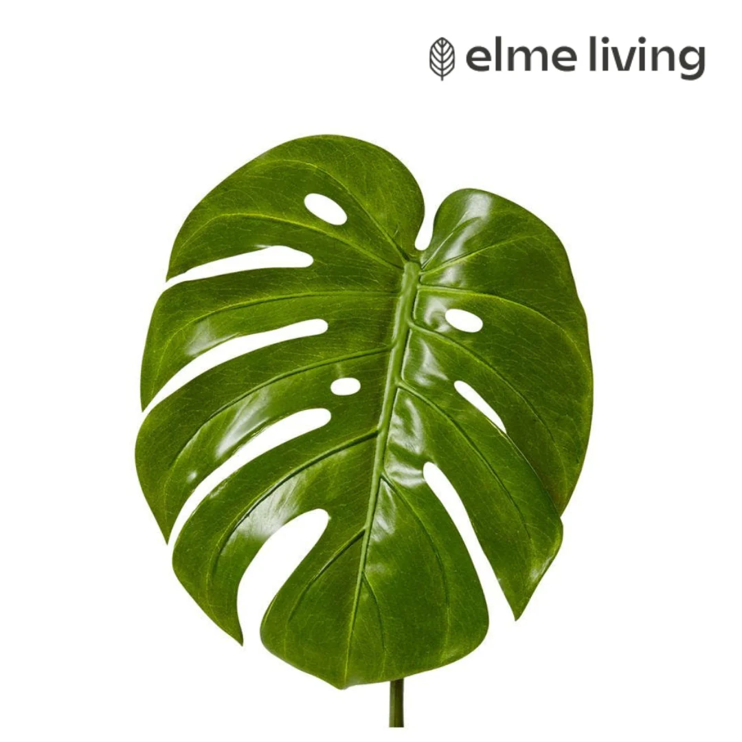 Monstera Leaf Green 25x22x60cm - Image 2