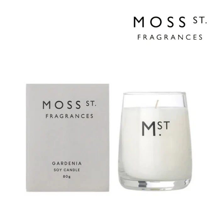 Moss St. Gardenia Soy Candle 80g