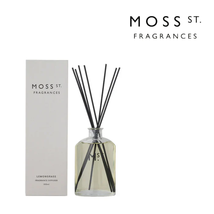 Moss St Lemongrass - Mini Fragrance Diffuser 100ml