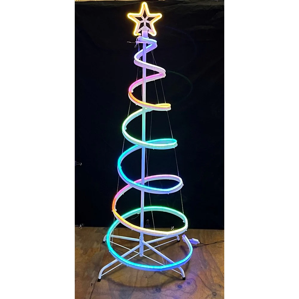Motif Neon Spiral Tree 180cm