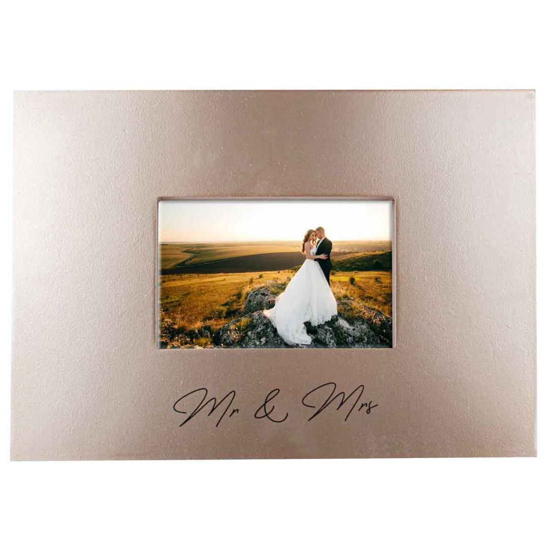 Mr & Mrs Signature PF With Marker Rose Gold