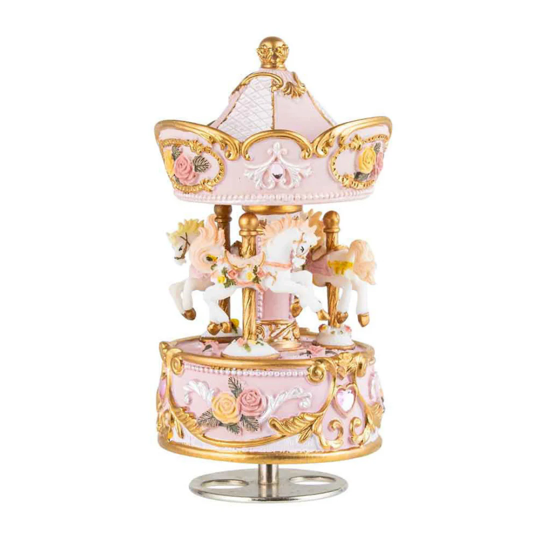 Musical Horse Carousel 14cm