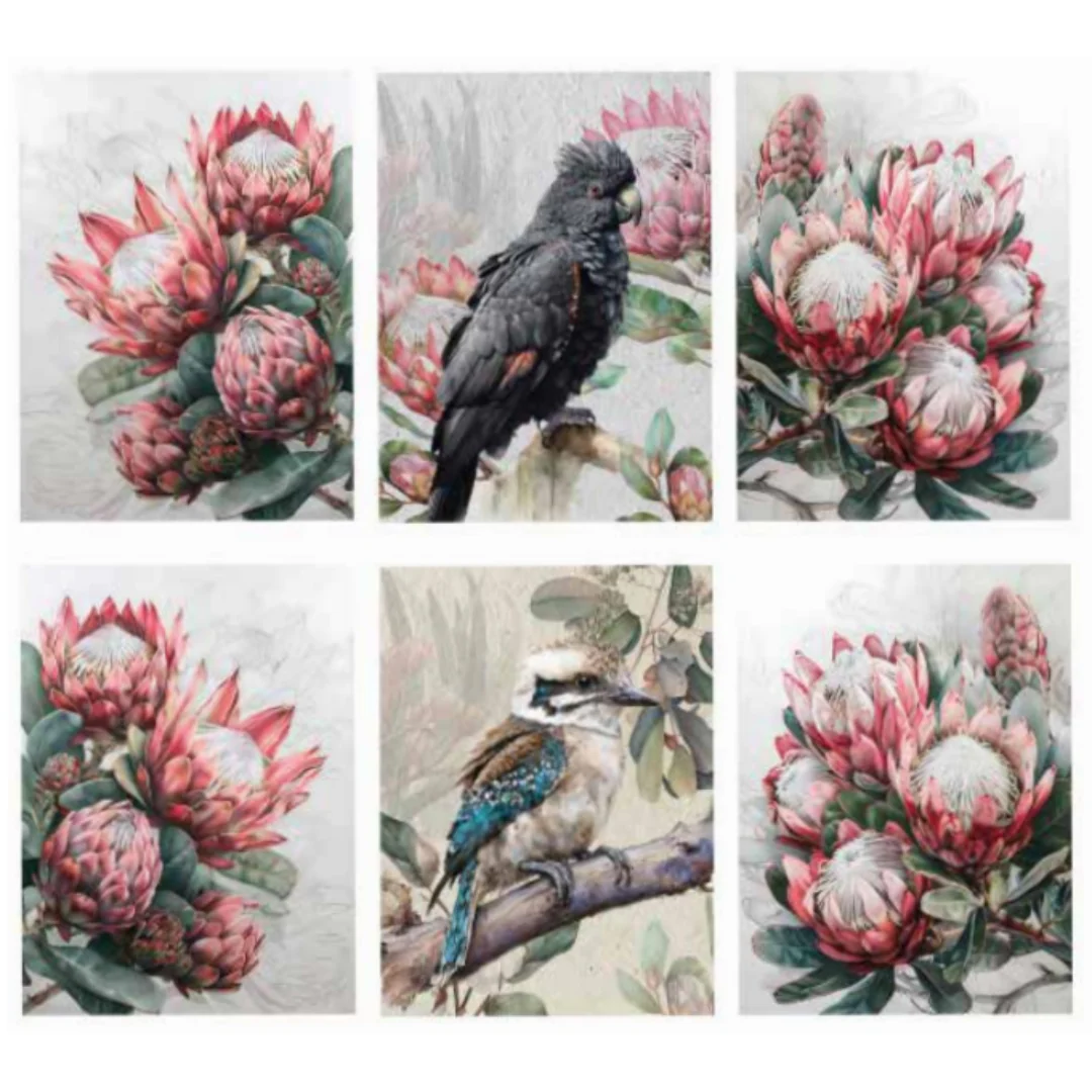 Native Protea Canvas Size 60x80cm Assorted - Image 2