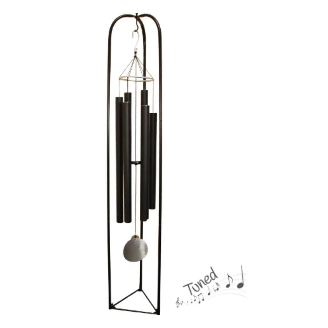 Black Tuned Wind Chime 165cm