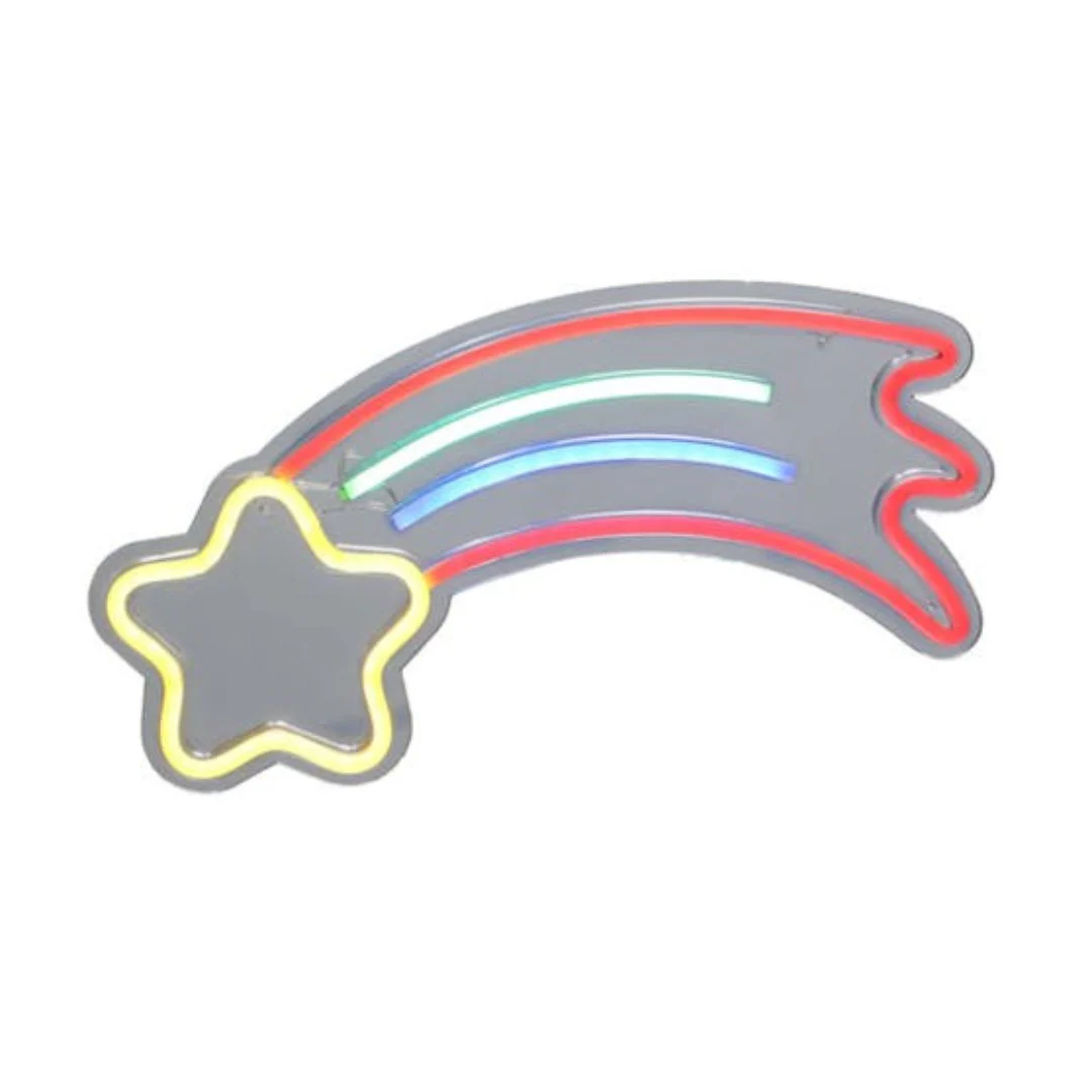 Neon Shooting Star 40x21.8cm