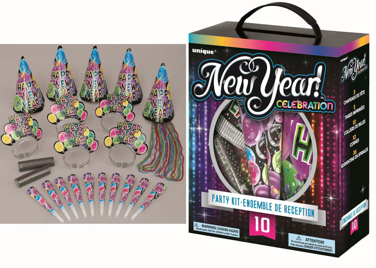 New Year Celebrate Party Kit For 10