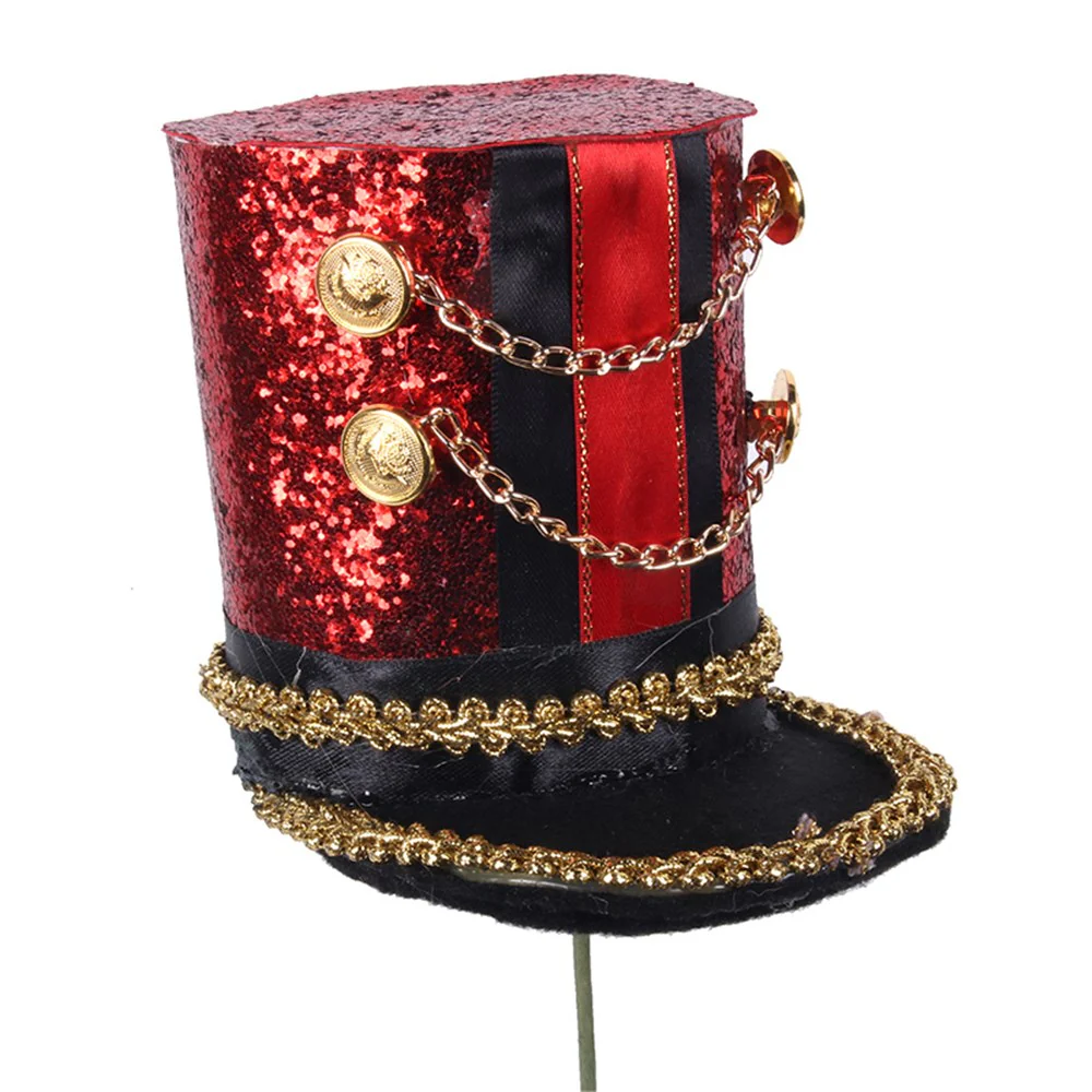 NUTCRACKER TOP HAT w/30CM STEM
