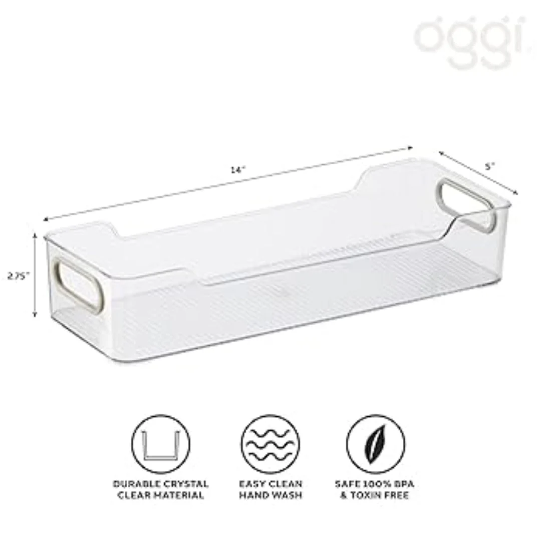 Oggi Bin (36x13x7cm) w/Soft Grip Handles OGGI