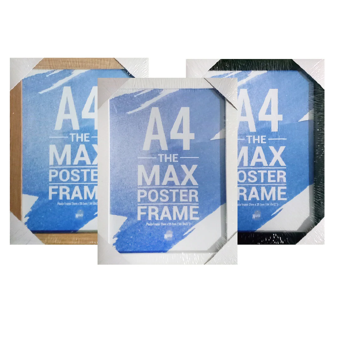 Ornate Photo Frame 100% Timber 21x29.7cm A4 White - Image 2