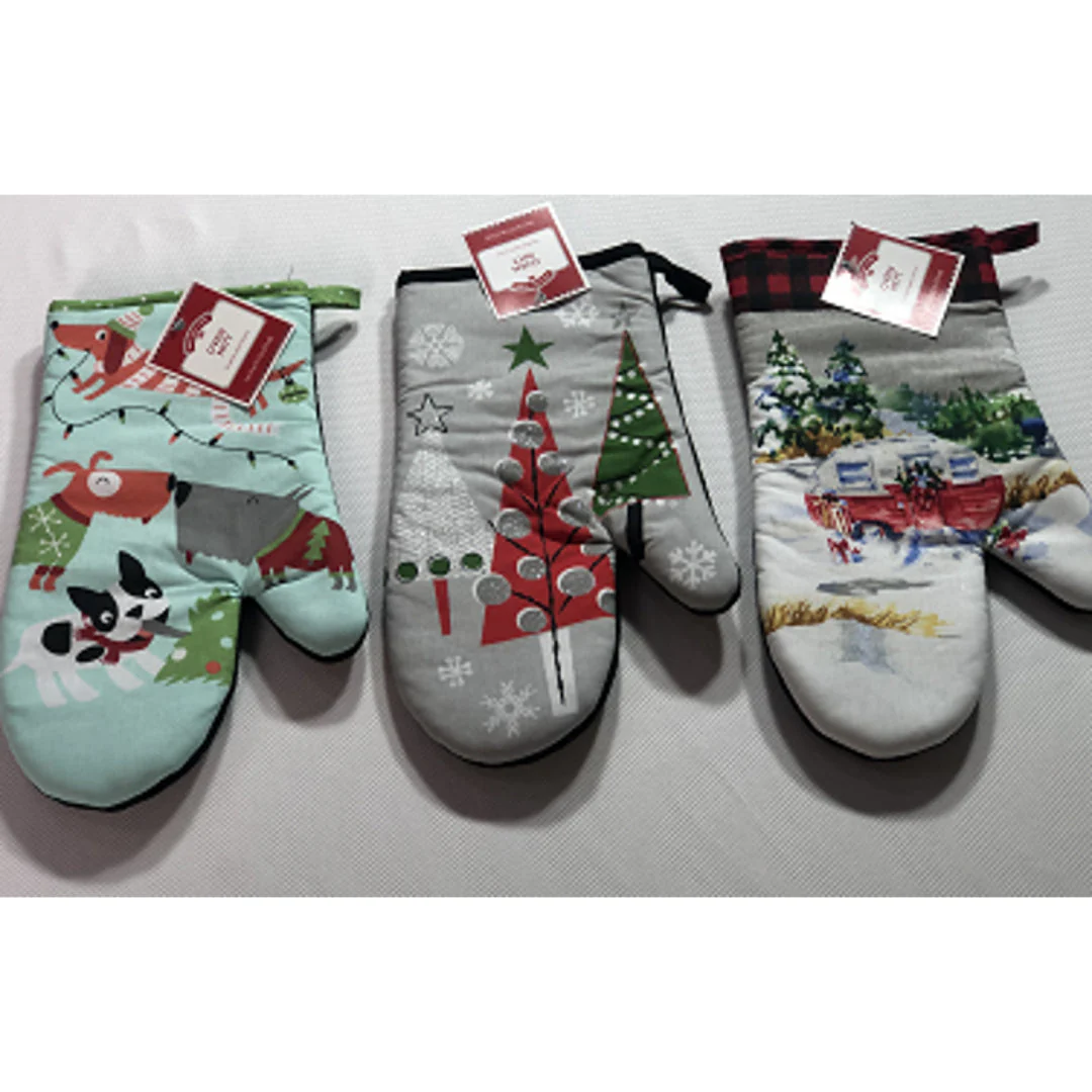 Oven Mitt Printed Assorted Designs