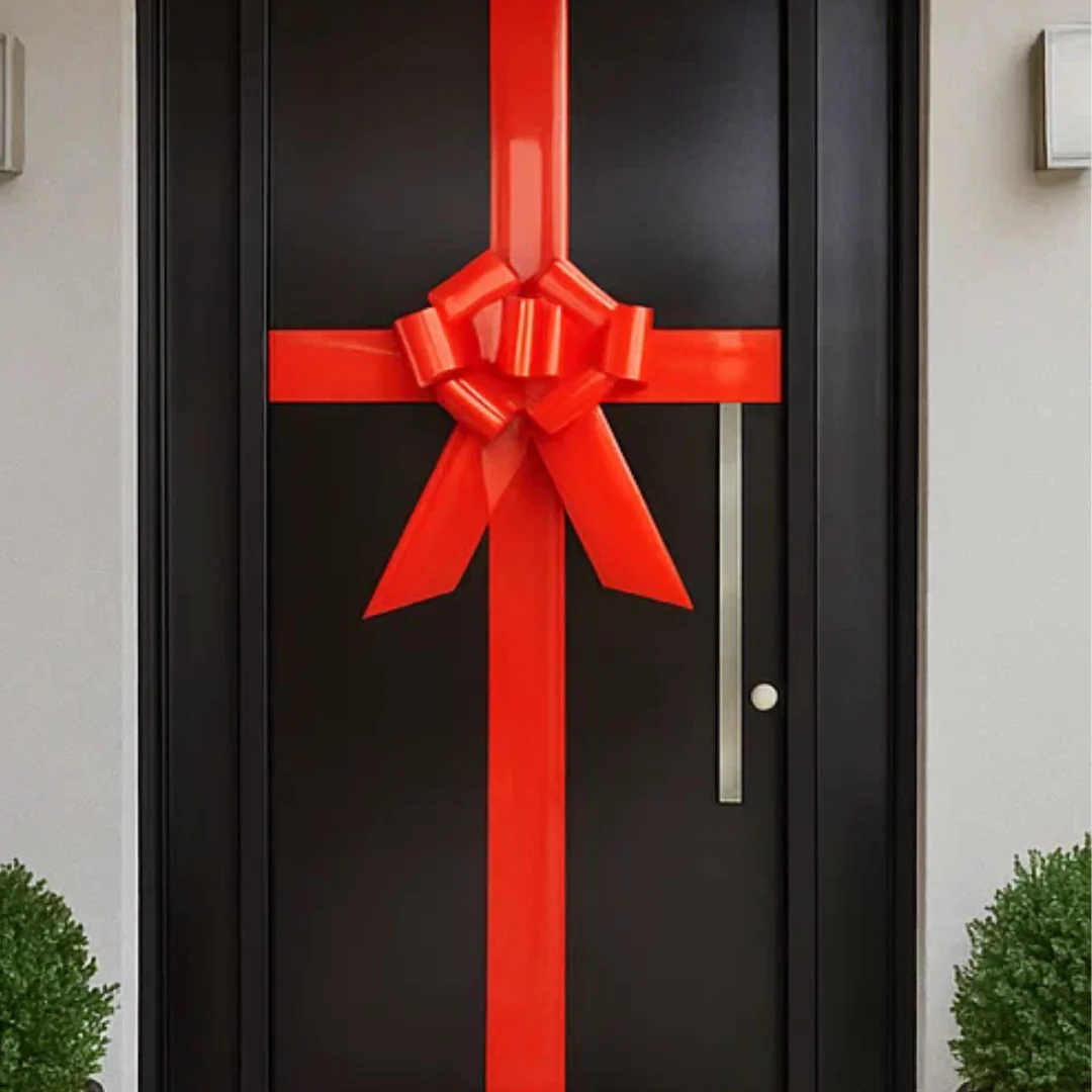 Giant Front Door Bow Pearl P23