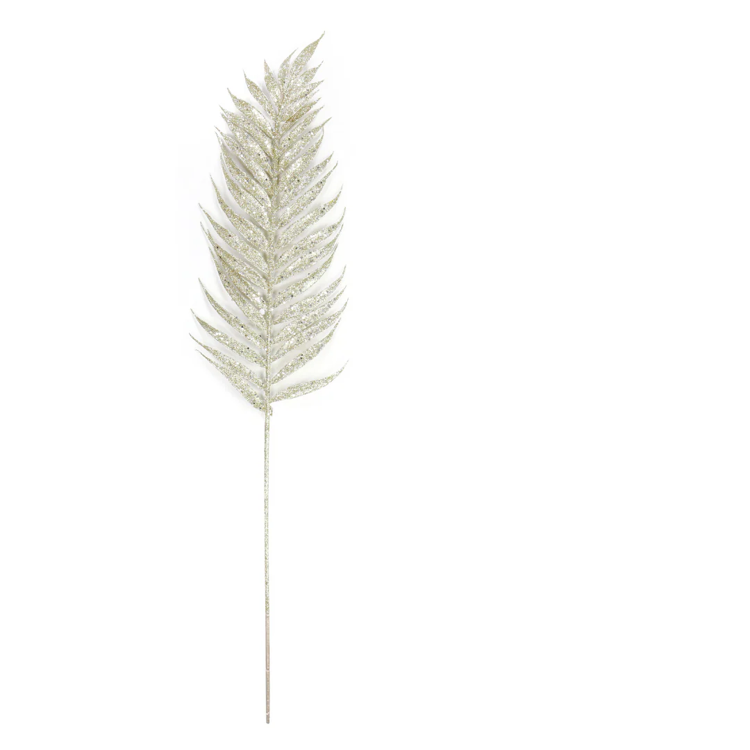 Palm Leaf Glitter Spray 78cm Assorted - Image 4