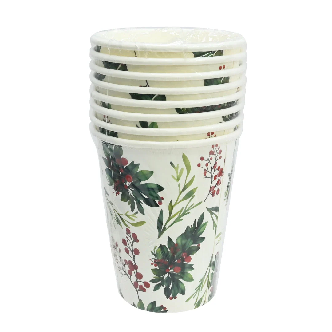 Paper Cup 250mL 8pk Assorted - Image 3