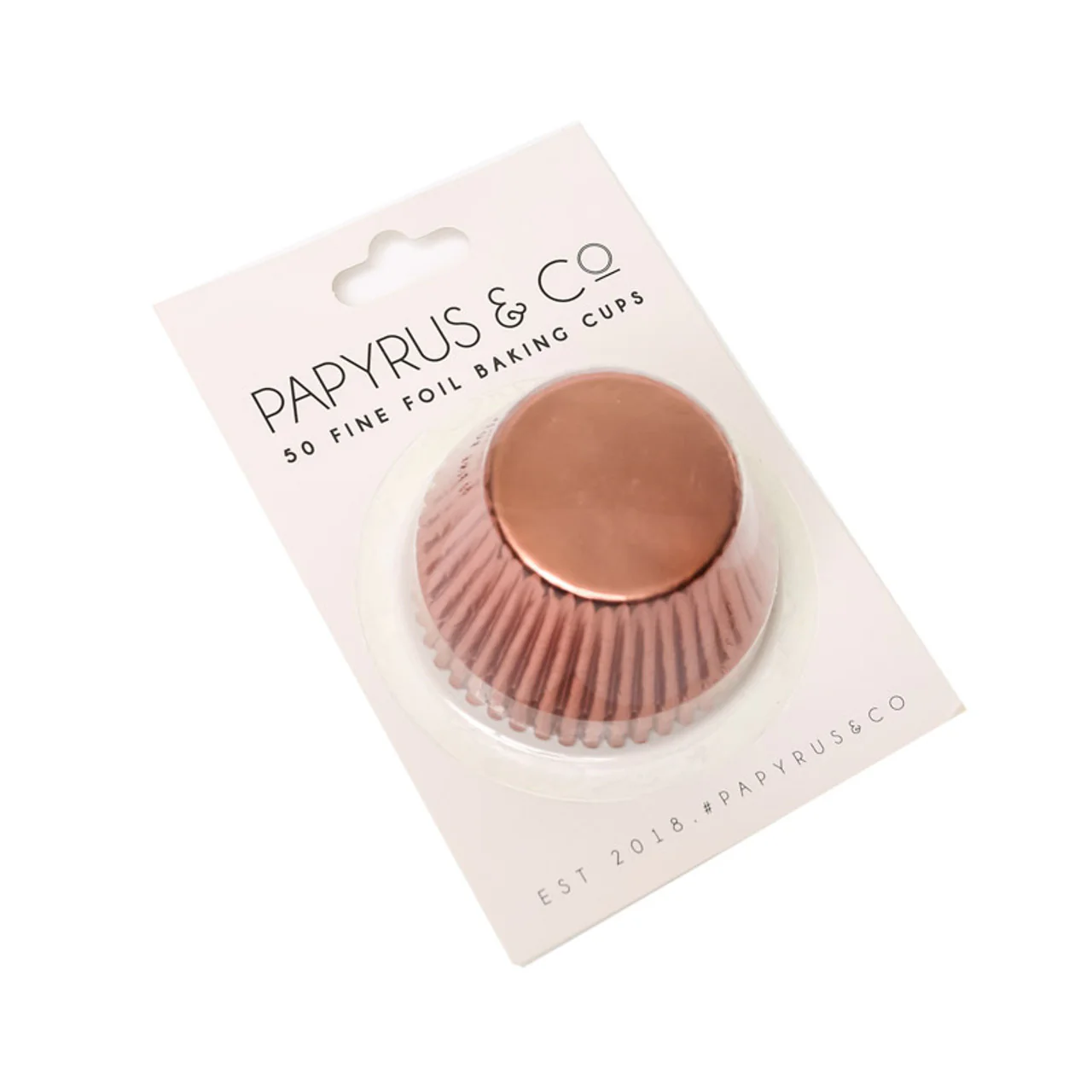 Mini Rose Gold Foil Baking Cups (50 Pack) - 35Mm Base