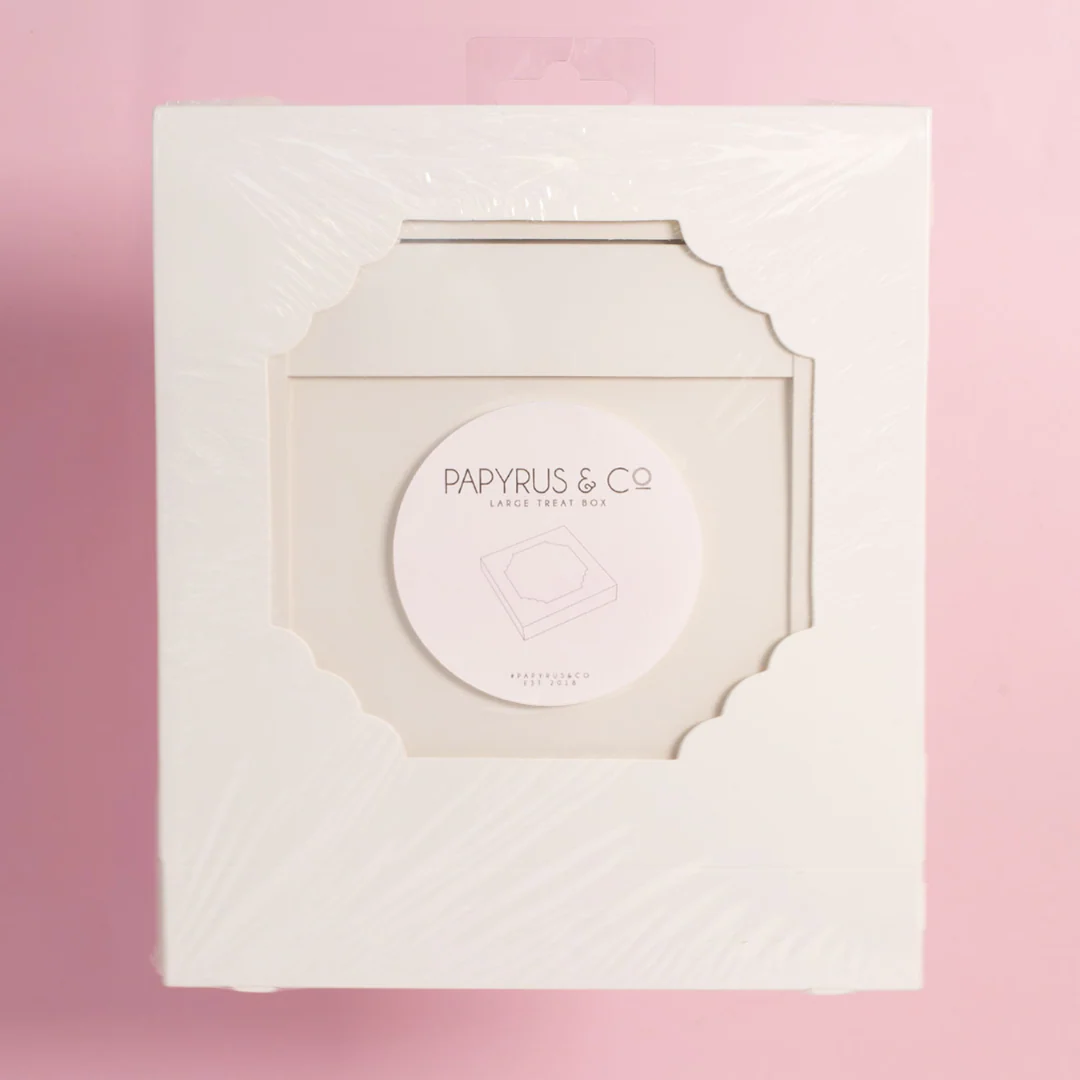 Papyrus Large Treat Box Pack Of 5 - White - Image 4