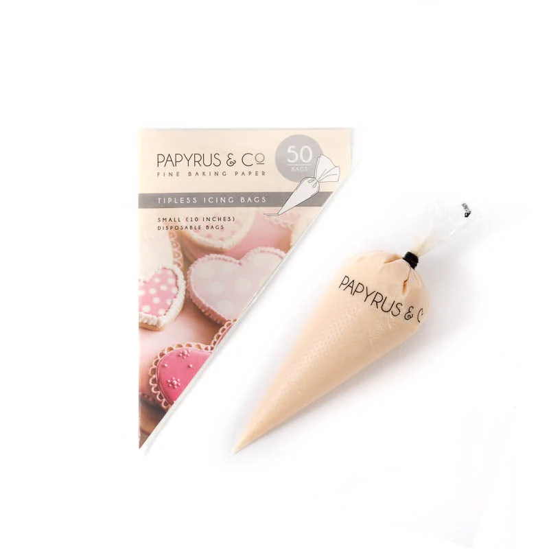 Papyrus Tipless Icing Bags - Small 10in Pack Of 50