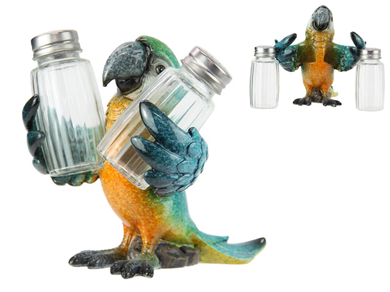 Parrot Bird Salt & Pepper Set 14cm