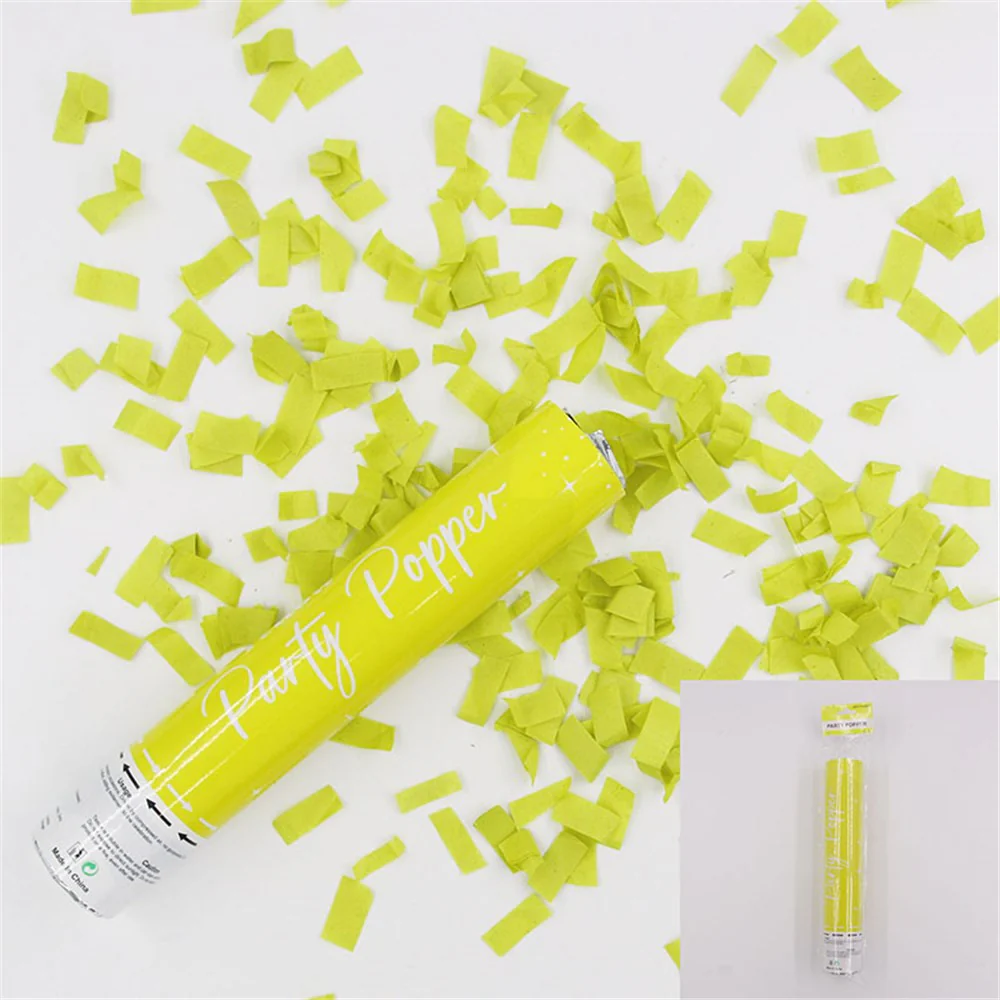 Party Popper 28Cm - Yellow