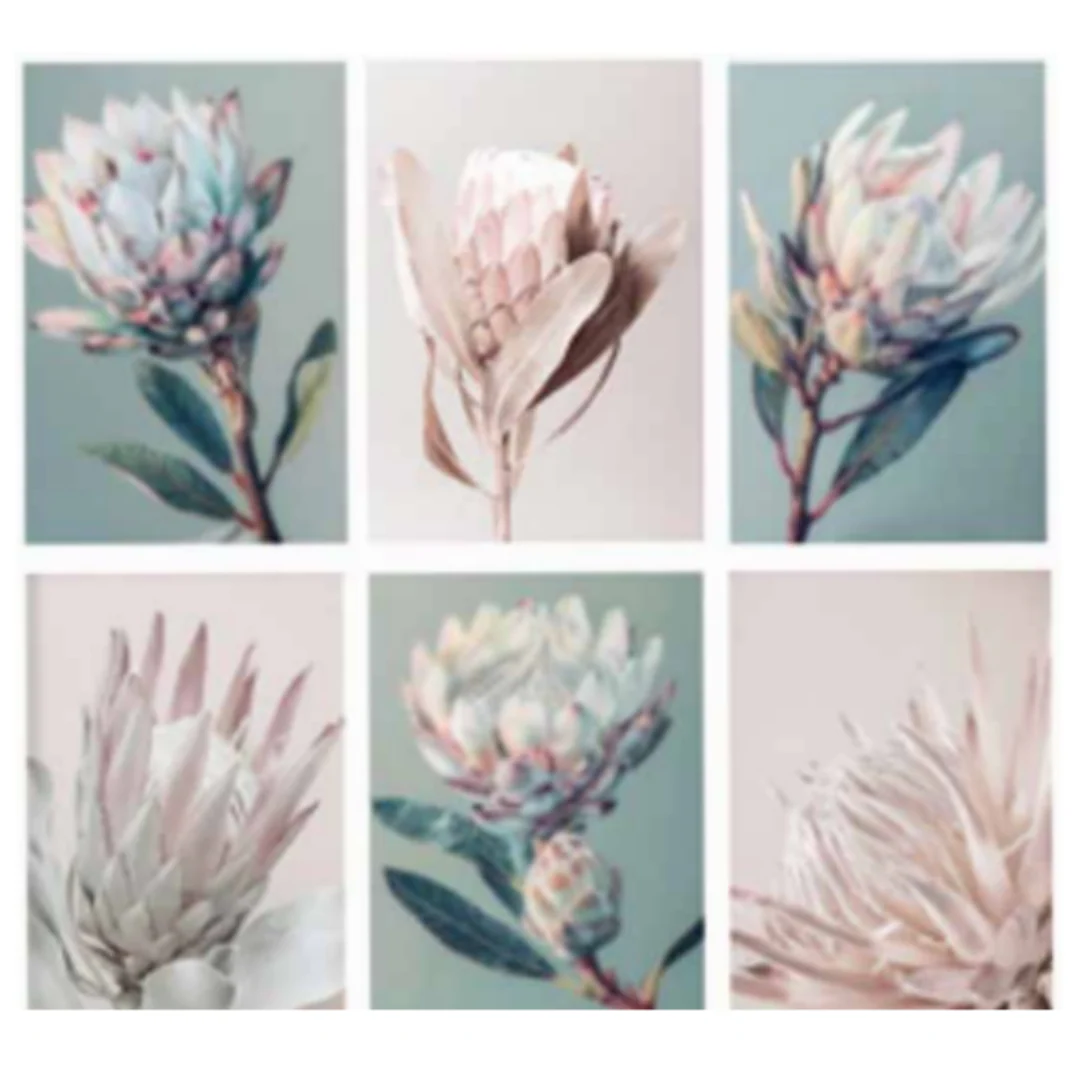 Pastel Protea Canvas 60X80cm - Image 2