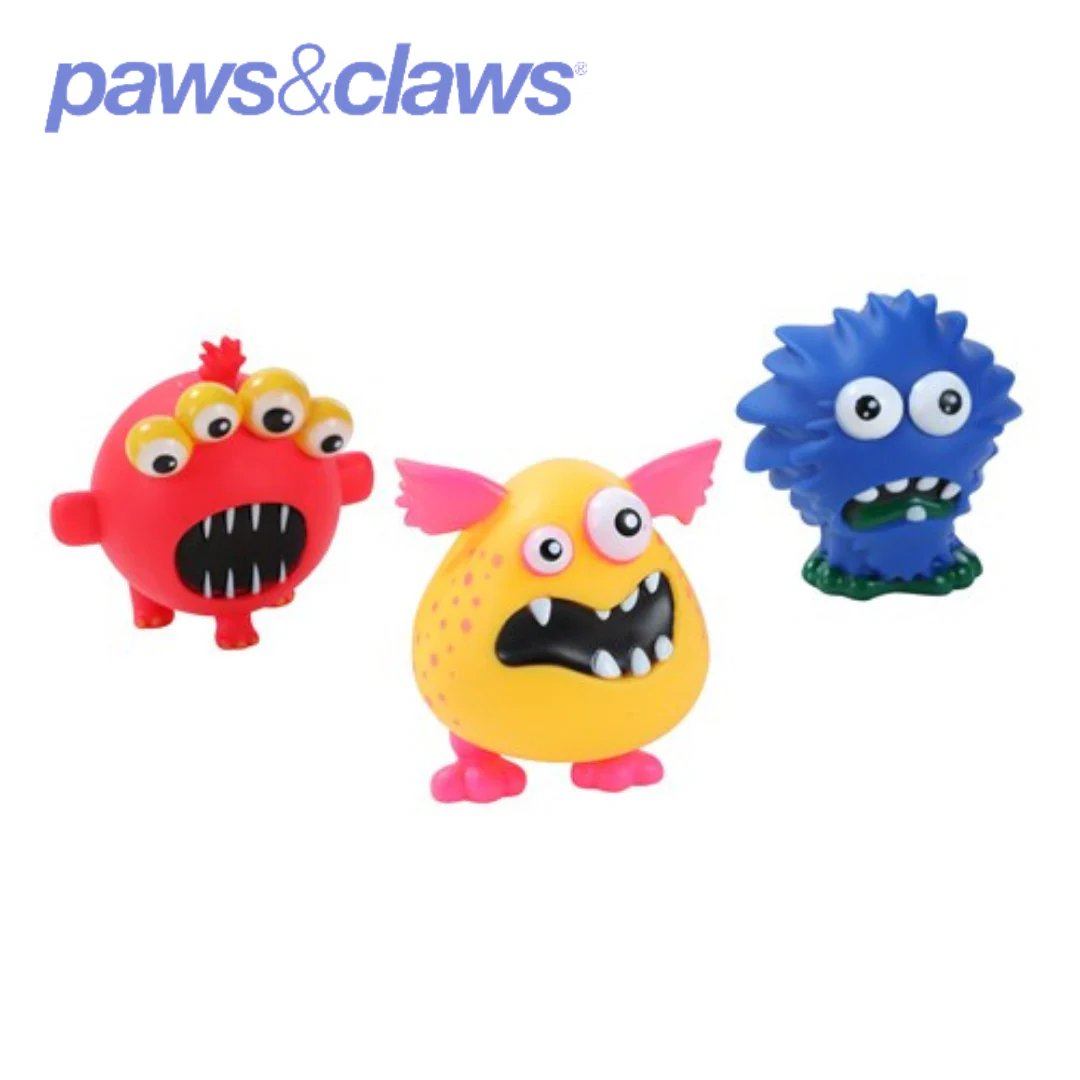 VINYL CRAZY MONSTER SQUEAKY PET TOY - Image 8