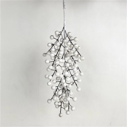 Pearl Finish Berry Stem 53cm