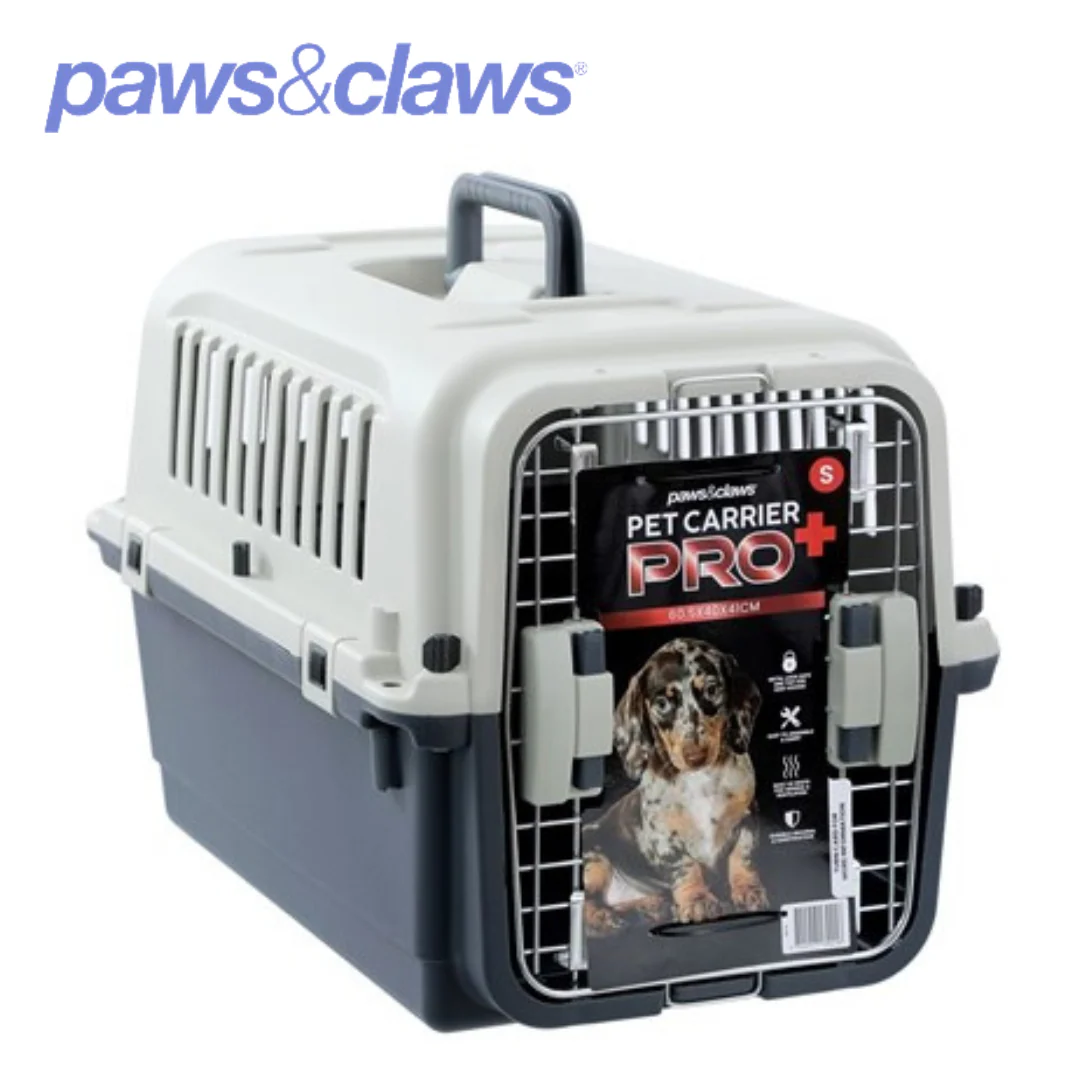 PET CARRIER PRO+ SML DUAL SWING DOOR 60.5X40X41CM