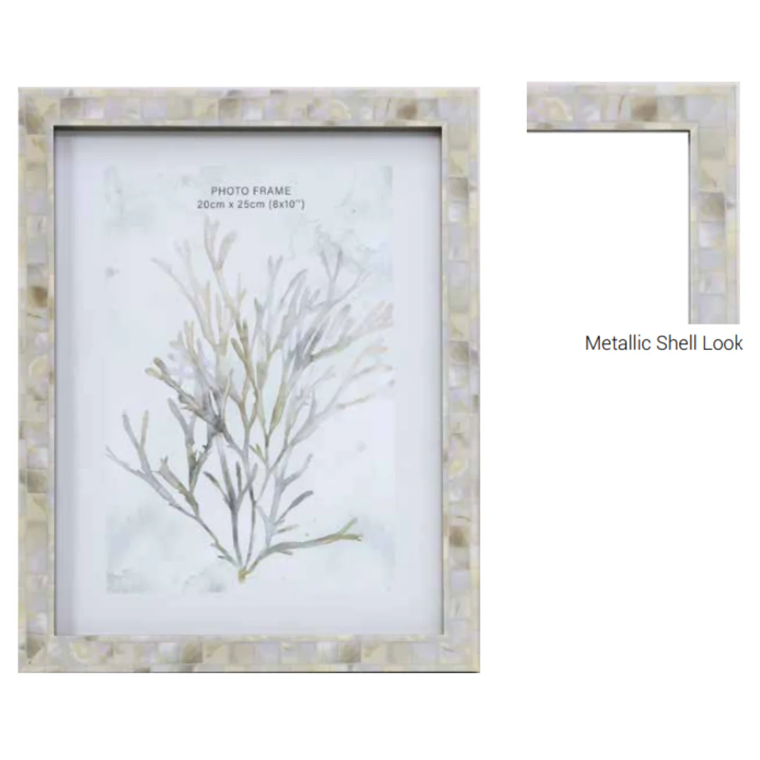 Photo Frame Coraline Metallic Shell Look 13x18cm - Image 2