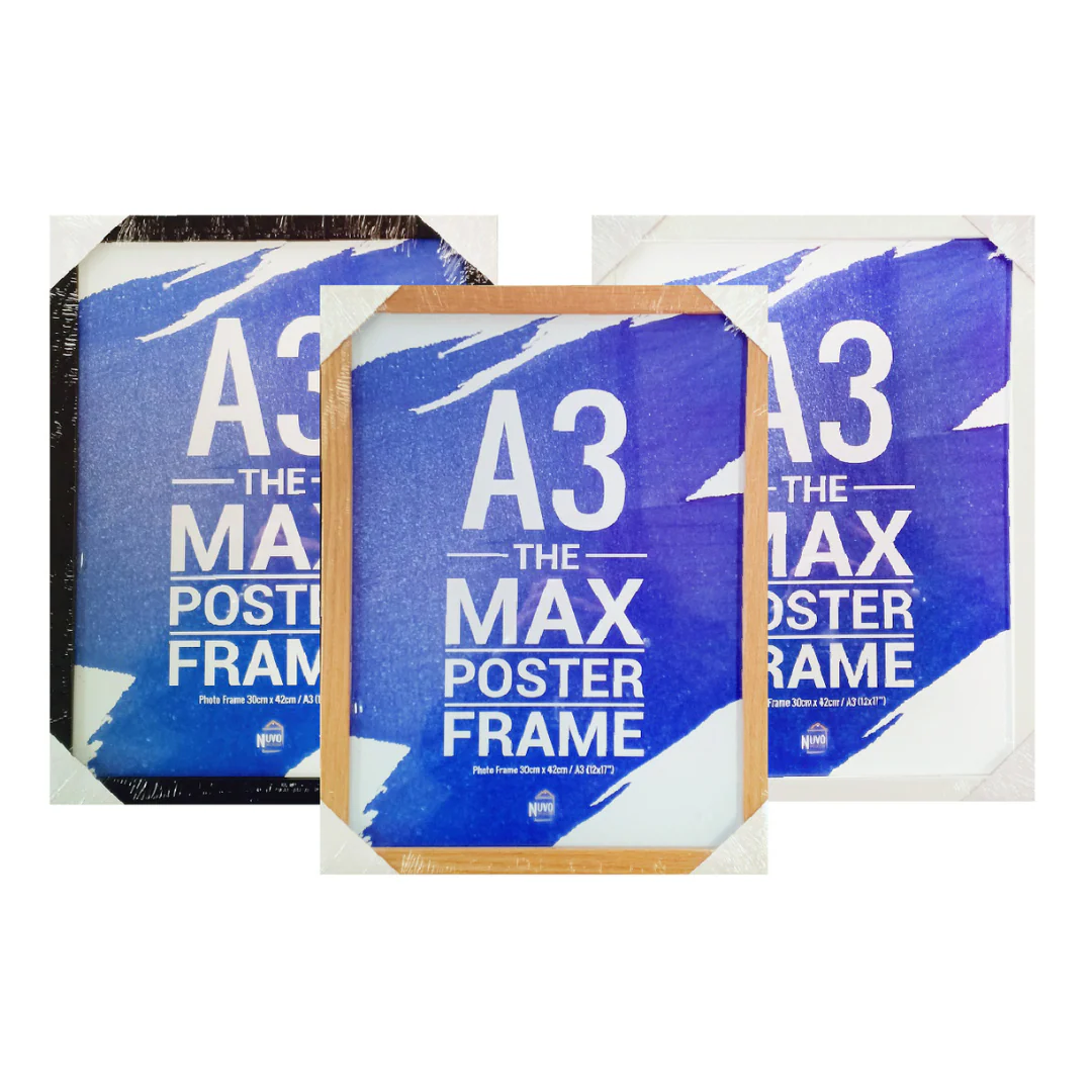 Photo Frame Ornate Frame 100% Timber 30x42cm A3 White - Image 2