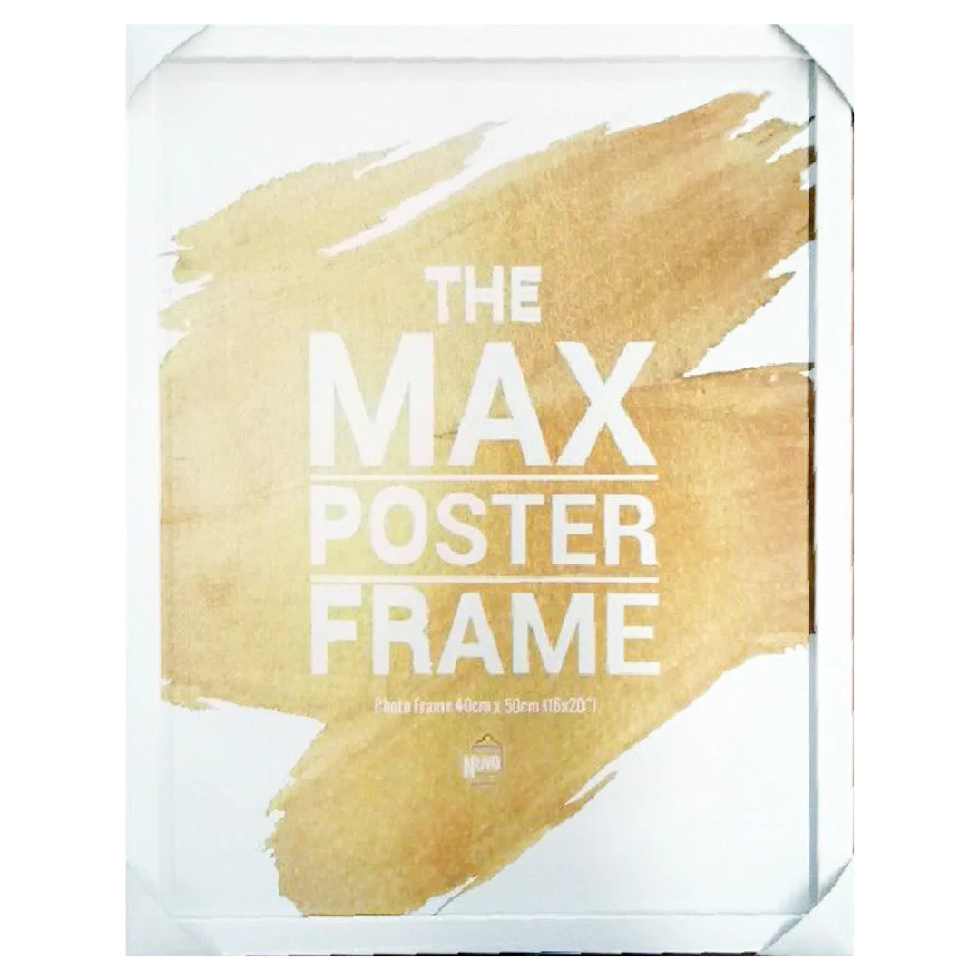 Photo Frame Ornate Frame 100% Timber 40x50cm White
