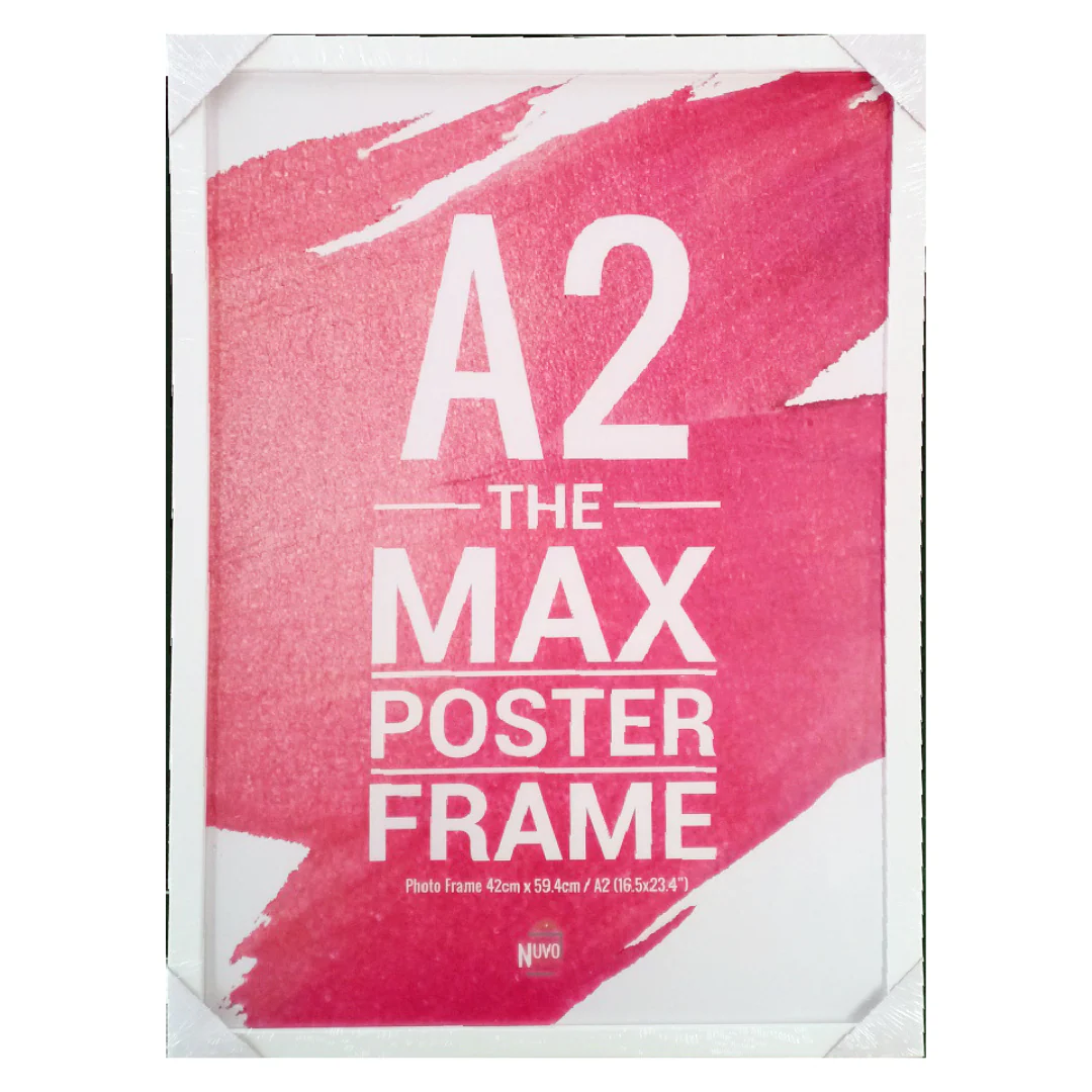 Photo Frame Ornate Frame 100% Timber 42.0x59.4cm A2 White