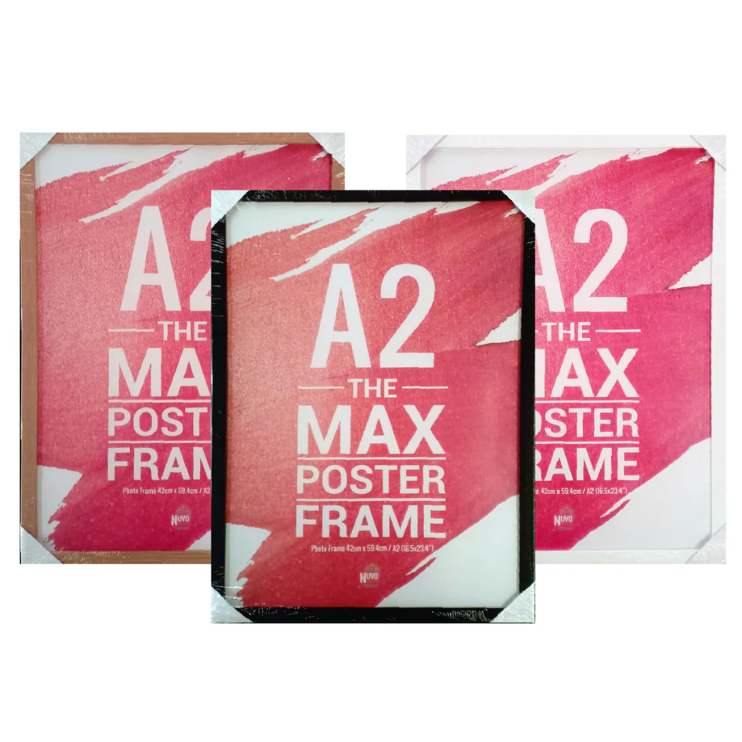 Photo Frame Ornate Frame 100% Timber 42.0x59.4cm A2 White - Image 2