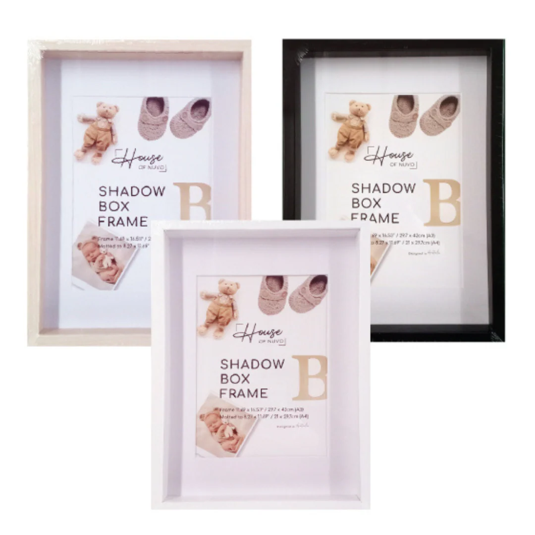 Photo Frame Shadow Box A3 29.7x42cm Black - Image 2