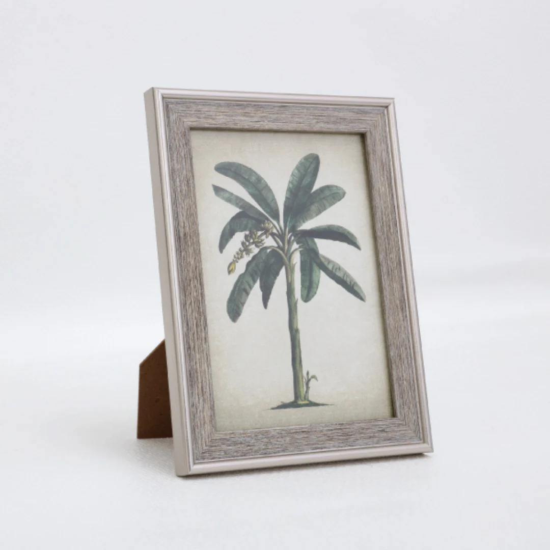 Photo Frame Tilda Metallic Trim Grey & Walnut Mix 13x18cm Assorted - Image 3