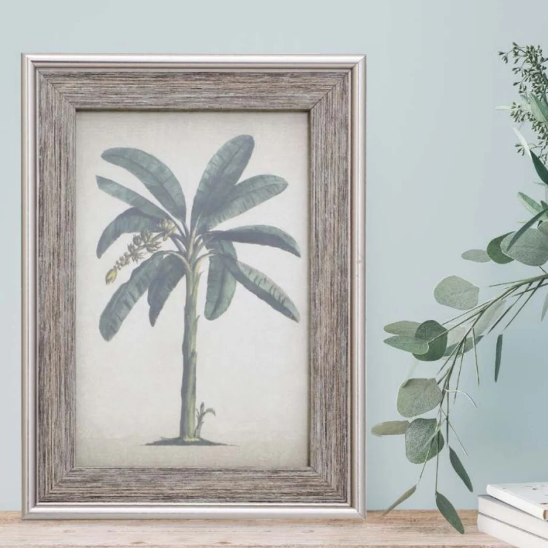 Photo Frame Tilda Metallic Trim Grey & Walnut Mix 20x25cm Assorted - Image 4