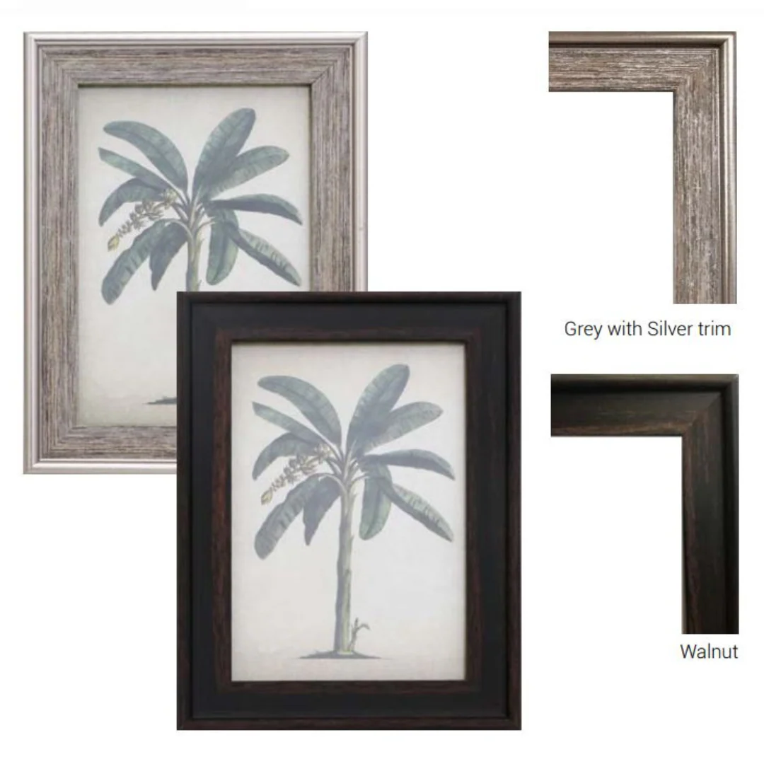 Photo Frame Tilda Metallic Trim Grey & Walnut Mix 21cmx29.7cm Assorted