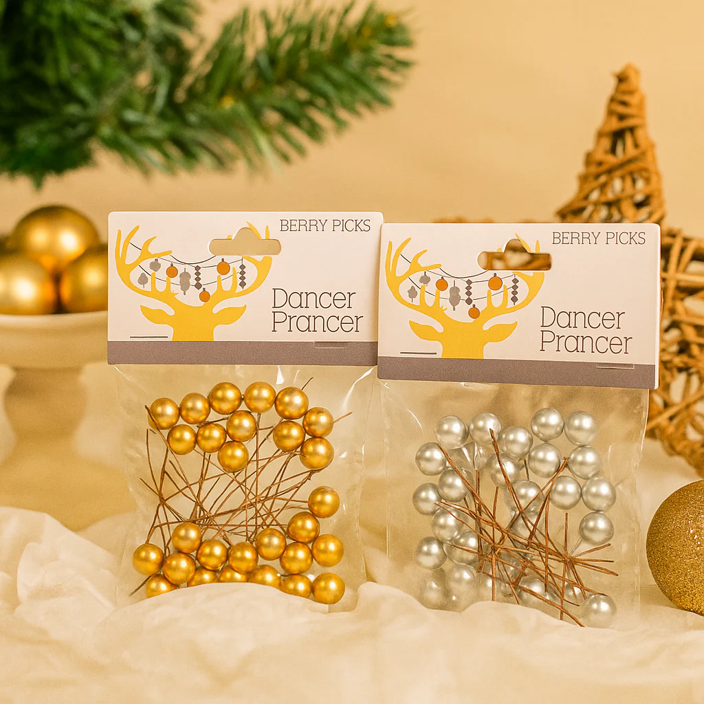 Picks 1cm Gold and Silver Assorted