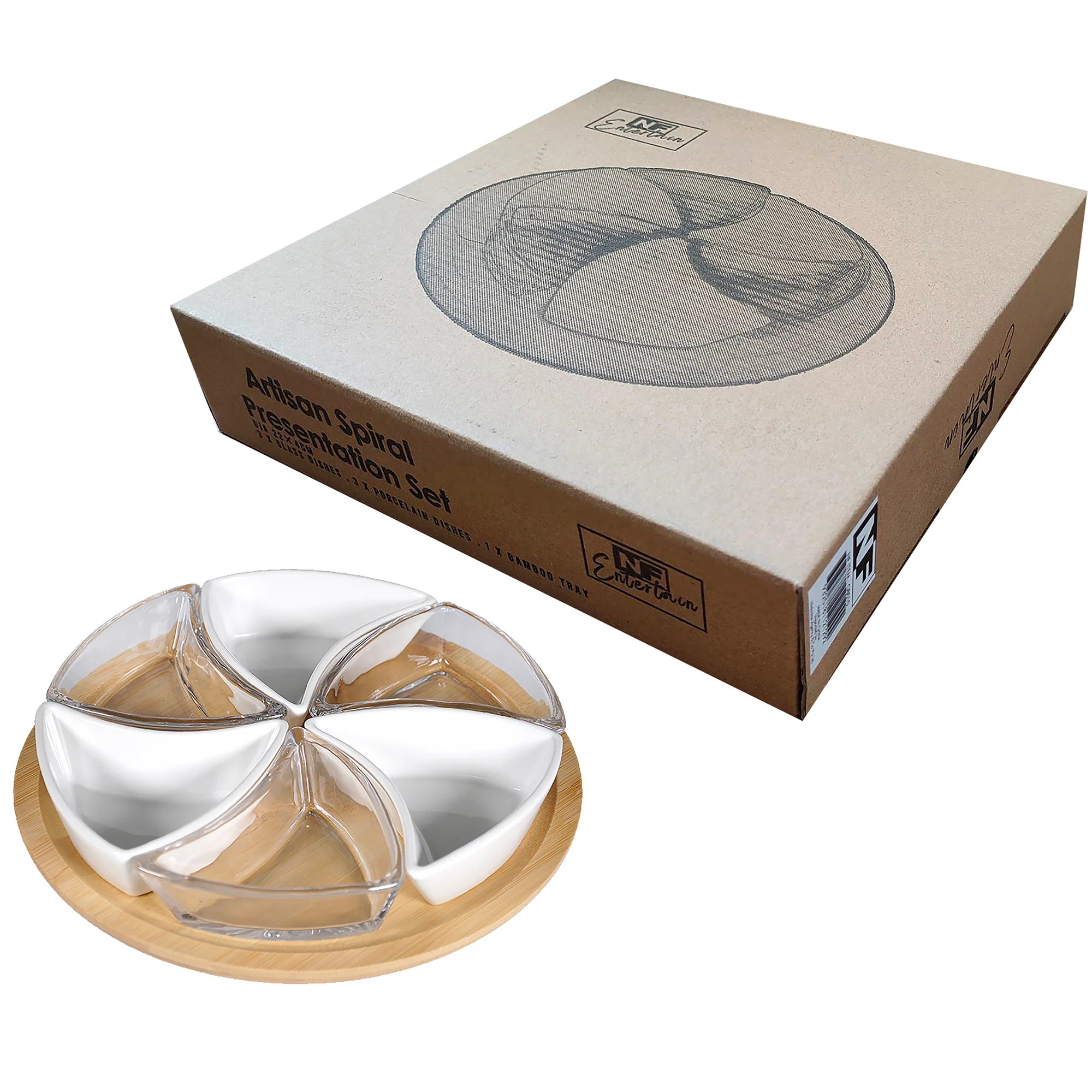 Pinwheel Serving Set 25x4cm
