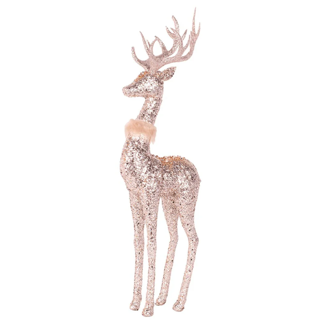 Polyfoam Reindeer 16x8x52cm Champagne - Image 2