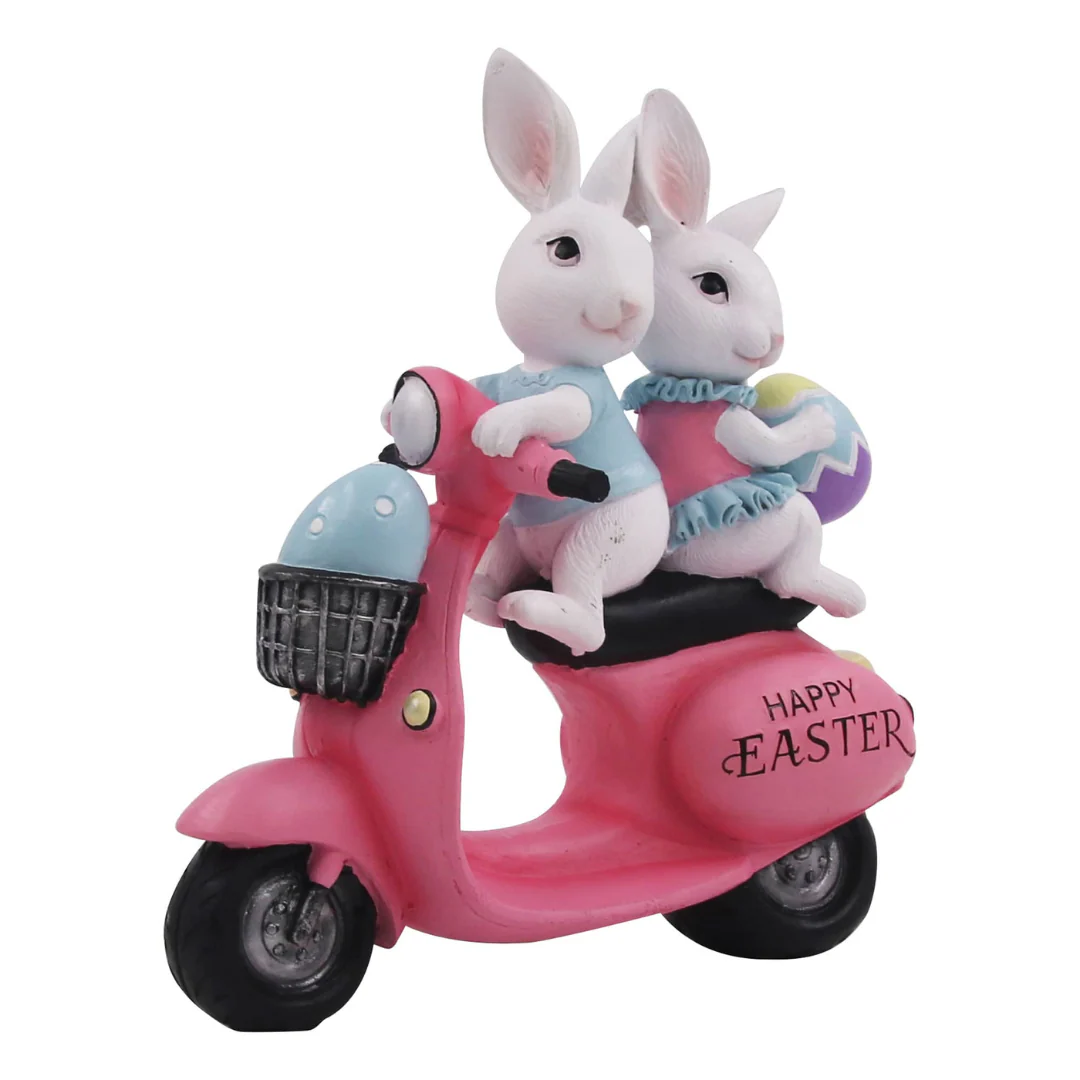 Polyresin Bunny on Vespa 26CM
