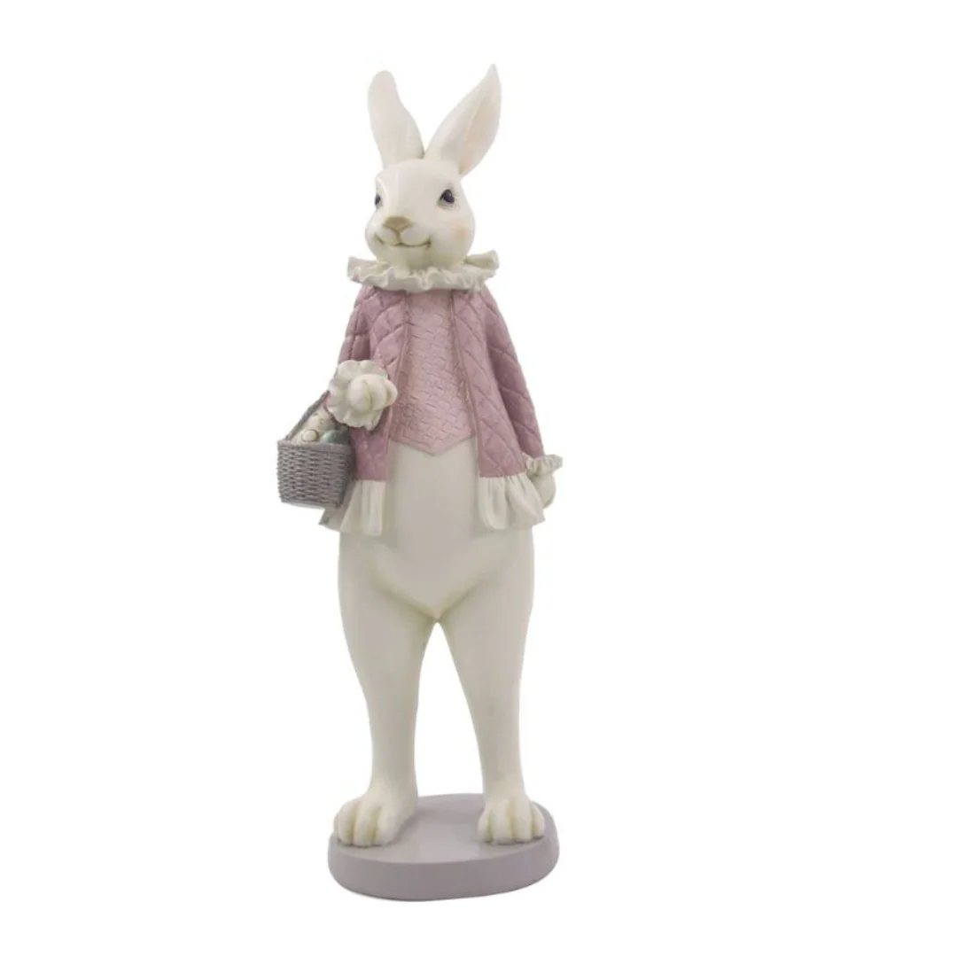 MR & MRS BUNNY POLYRESIN 53CM - Image 2