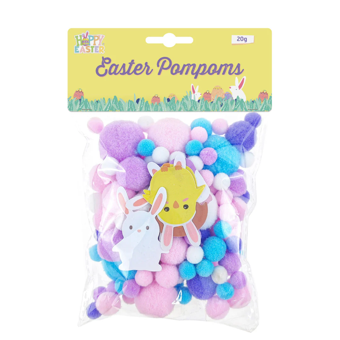 Pom Pom Deco Motifs Pack 20g Assorted - Image 2