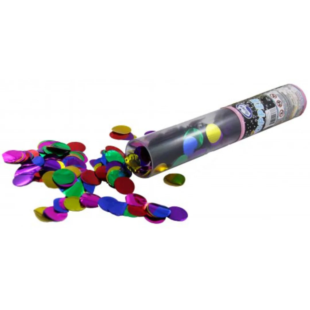 Press Button Poppers Foil Confetti 25cm - Image 4