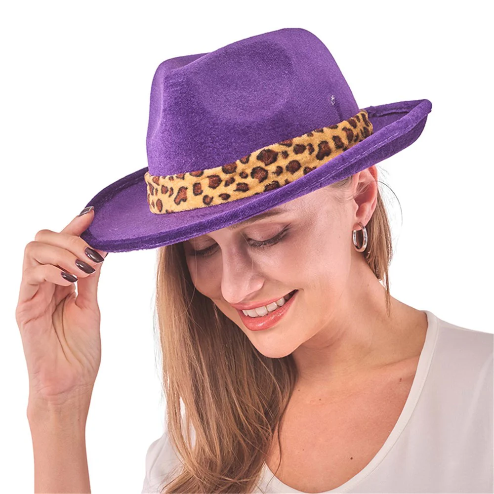 Purple Pimp FEDORA HAT
